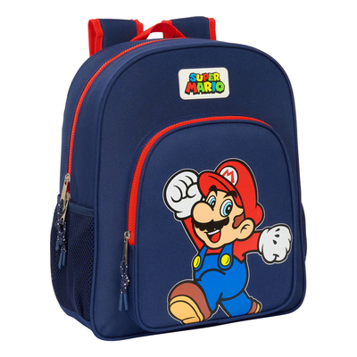 Product Σχολική Τσάντα Super Mario World Ναυτικό Μπλε 32 x 38 x 12 cm base image