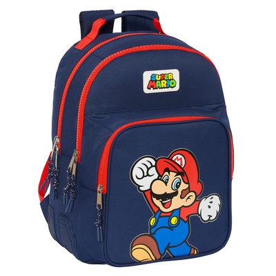 Product Σχολική Τσάντα Super Mario World Ναυτικό Μπλε 32 x 42 x 15 cm base image