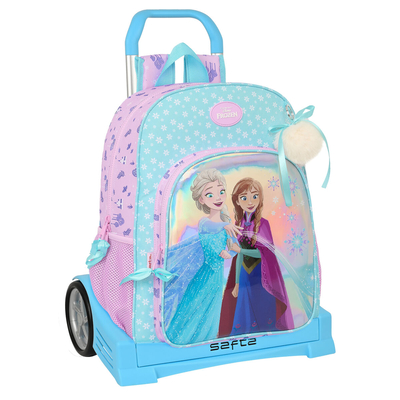 Product Σχολική Τσάντα με Ρόδες Frozen Cool days Βιολετί Sky μπλε 33 x 42 x 14 cm base image