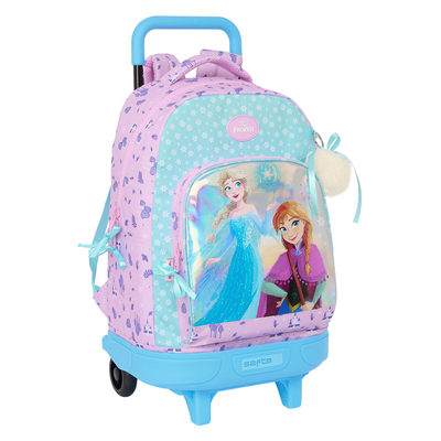 Product Σχολική Τσάντα με Ρόδες Frozen Cool days Βιολετί Sky μπλε 33 x 45 x 22 cm base image
