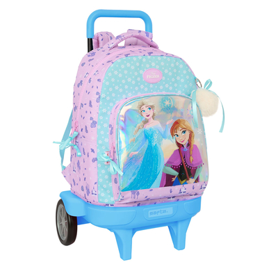 Product Σχολική Τσάντα με Ρόδες Frozen Cool days Βιολετί Sky μπλε 33 x 45 x 22 cm base image