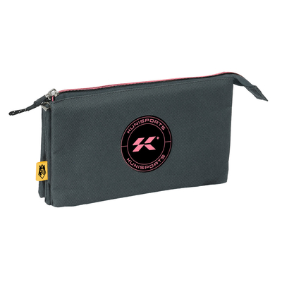 Product Τριπλή Κασετίνα Kings League Kunisport Γκρι 22 x 12 x 3 cm base image
