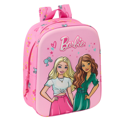 Product Σχολική Τσάντα Barbie Ροζ Φούξια 22 x 27 x 10 cm 3D base image