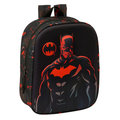 Product Σχολική Τσάντα Batman Μαύρο 22 x 27 x 10 cm 3D base image