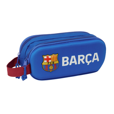 Product Διπλή Κασετίνα F.C. Barcelona Ναυτικό Μπλε 21 x 8 x 6 cm 3D base image