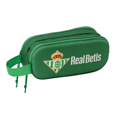 Product Διπλή Κασετίνα Real Betis Balompi? Πράσινο 21 x 8 x 6 cm 3D base image