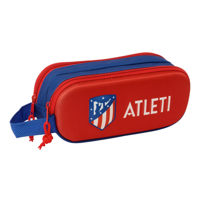 Product Διπλή Κασετίνα Atl?tico Madrid Κόκκινο 21 x 8 x 6 cm 3D base image