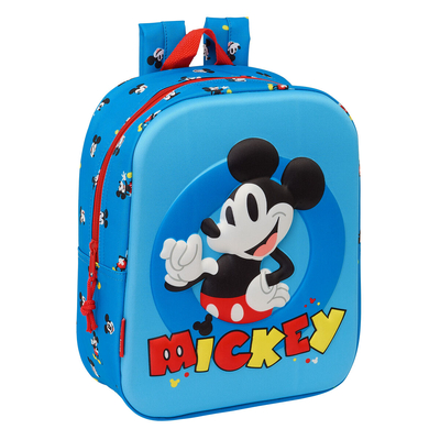 Product Σχολική Τσάντα Mickey Mouse Clubhouse Μπλε 22 x 27 x 10 cm 3D base image