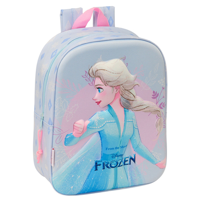 Product Σχολική Τσάντα Frozen Λιλά 22 x 27 x 10 cm 3D base image