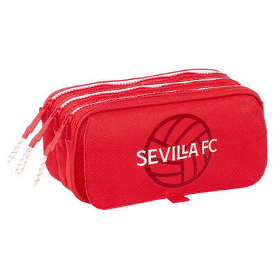 Product Τριπλή Κασετίνα Sevilla F?tbol Club Κόκκινο 21,5 x 10 x 8 cm base image