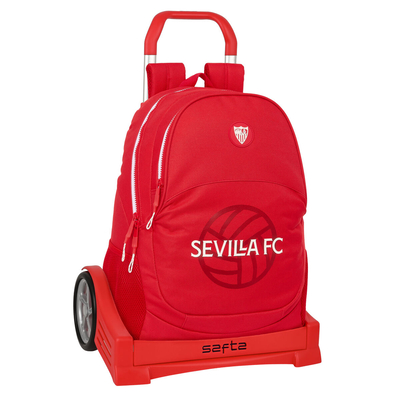 Product Σχολική Τσάντα με Ρόδες Sevilla F?tbol Club Κόκκινο 32 x 44 x 16 cm base image