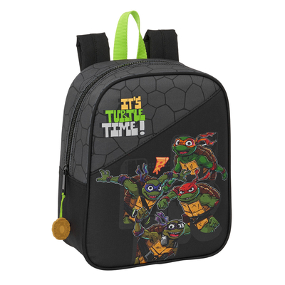 Product Σχολική Τσάντα Teenage Mutant Ninja Turtles Μαύρο Γκρι 22 x 27 x 10 cm base image