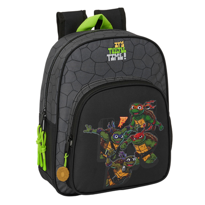 Product Σχολική Τσάντα Teenage Mutant Ninja Turtles Μαύρο Γκρι 27 x 33 x 10 cm base image