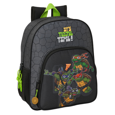 Product Σχολική Τσάντα Teenage Mutant Ninja Turtles Μαύρο Γκρι 32 x 38 x 12 cm base image