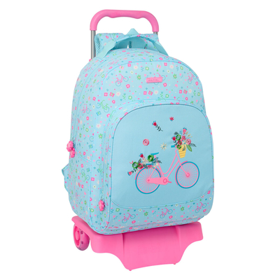 Product Σχολική Τσάντα με Ρόδες Safta Bicicleta Μπλε 32 x 42 x 15 cm base image