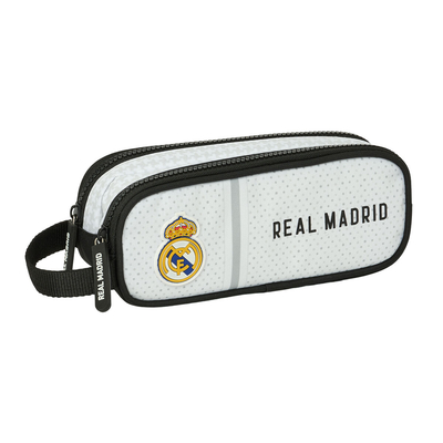 Product Διπλή Κασετίνα Real Madrid C.F. Λευκό Γκρι 21 x 8 x 6 cm base image
