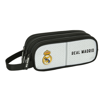 Product Τριπλή Κασετίνα Real Madrid C.F. Λευκό Γκρι 21 x 8.5 x 7 cm base image