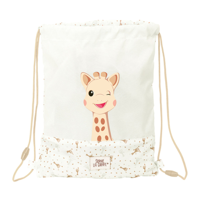 Product Σχολική Τσάντα με Σχοινιά Sophie la Girafe Μπεζ 26 x 34 x 1 cm base image