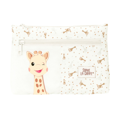 Product Διπλή Κασετίνα Sophie la Girafe Μπεζ 23 x 16 x 3 cm base image