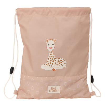 Product Σχολική Τσάντα με Σχοινιά Sophie la Girafe Μπεζ 26 x 34 x 1 cm base image