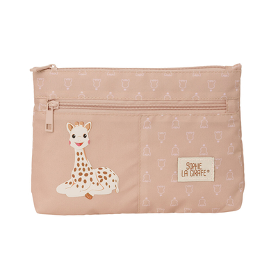 Product Διπλή Κασετίνα Sophie la Girafe Μπεζ 23 x 16 x 3 cm base image