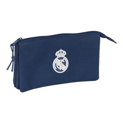 Product Τριπλή Κασετίνα Real Madrid C.F. Ναυτικό Μπλε 22 x 12 x 3 cm base image