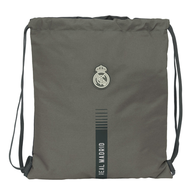 Product Σχολική Τσάντα με Σχοινιά Real Madrid C.F. Γκρι 35 x 40 x 1 cm base image