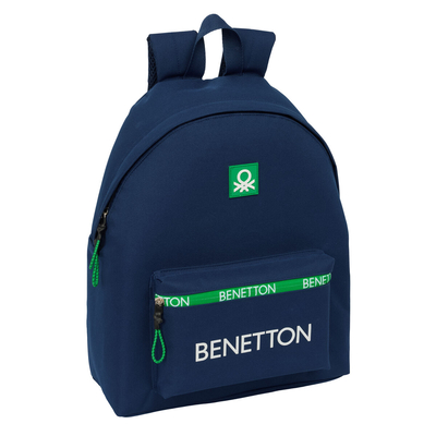 Product Σχολική Τσάντα Benetton Green Ναυτικό Μπλε 33 x 42 x 15 cm base image