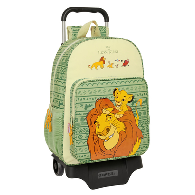 Product Σχολική Τσάντα με Ρόδες Mufasa Πράσινο Μπεζ 33 x 42 x 14 cm base image