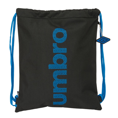 Product Σχολική Τσάντα με Σχοινιά Kelme Jet black Μαύρο 35 x 40 x 1 cm base image