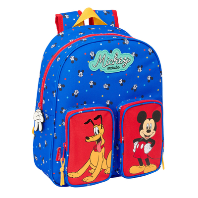 Product Σχολική Τσάντα Mickey Mouse Clubhouse Good day Μπλε 28 x 34 x 10 cm base image
