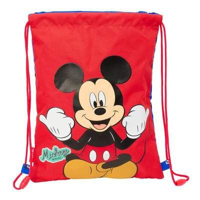Product Σχολική Τσάντα με Σχοινιά Mickey Mouse Clubhouse Good day Μπλε 26 x 34 x 1 cm base image