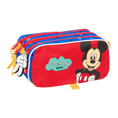 Product Τριπλή Κασετίνα Mickey Mouse Clubhouse Good day Μπλε 21,5 x 10 x 8 cm base image