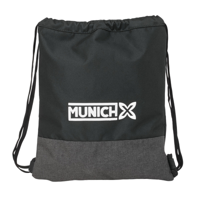 Product Σχολική Τσάντα με Σχοινιά Munich Topo Μαύρο 35 x 40 x 1 cm base image