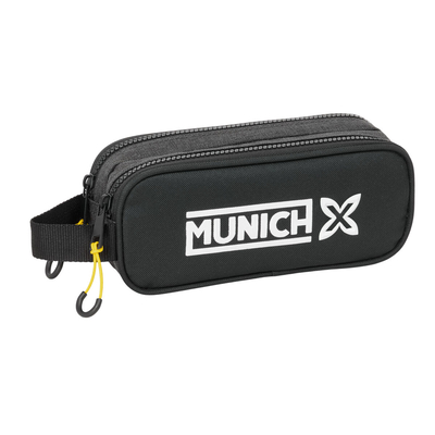 Product Διπλή Κασετίνα Munich Topo Μαύρο 21 x 8 x 6 cm base image