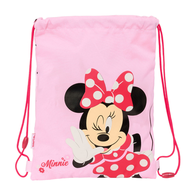 Product Σχολική Τσάντα με Σχοινιά Minnie Mouse Naive Ροζ 26 x 34 x 1 cm base image