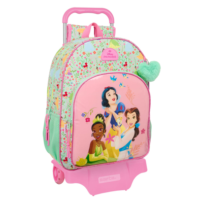 Product Σχολική Τσάντα Disney Princess Bloom Πράσινο Ροζ 33 x 42 x 14 cm base image
