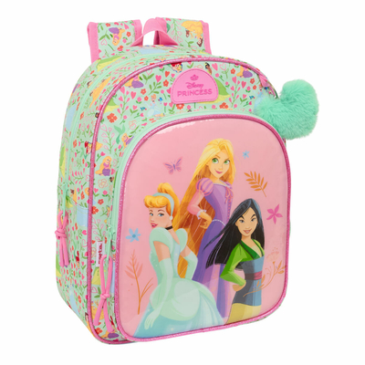 Product Σχολική Τσάντα Disney Princess Bloom Ροζ Ακουαμαρίνης 26 x 34 x 11 cm base image