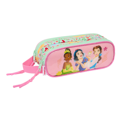 Product Διπλή Κασετίνα Disney Princess Bloom Πράσινο Ροζ 21 x 8 x 6 cm base image