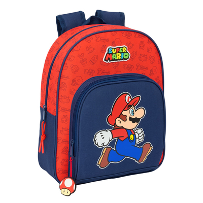 Product Σχολική Τσάντα Super Mario Trick Κόκκινο Σκούρο μπλε 28 x 34 x 10 cm base image