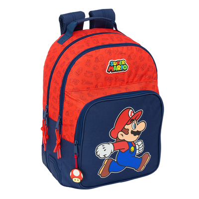 Product Σχολική Τσάντα Super Mario Trick Κόκκινο Σκούρο μπλε 32 x 42 x 15 cm base image