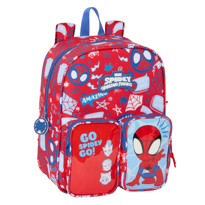 Product Σχολική Τσάντα Spider-Man Rescue Μπλε Κόκκινο 22 x 27 x 10 cm base image