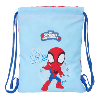 Product Σχολική Τσάντα με Σχοινιά Spider-Man Rescue Μπλε Κόκκινο 26 x 34 x 1 cm base image