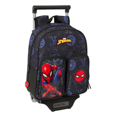 Product Σχολική Τσάντα με Ρόδες Spider-Man Attack Μαύρο 27 x 33 x 10 cm base image