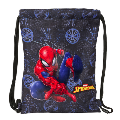 Product Σχολική Τσάντα με Σχοινιά Spider-Man Attack Μαύρο 26 x 34 x 1 cm base image