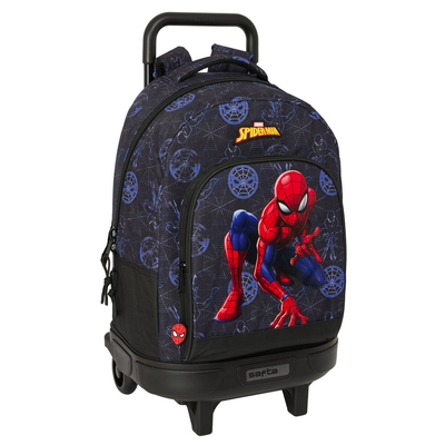Product Σχολική Τσάντα με Ρόδες Spider-Man Attack Μαύρο 33 x 45 x 22 cm base image
