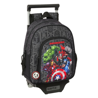 Product Σχολική Τσάντα με Ρόδες The Avengers Vendetta Μαύρο 27 x 33 x 10 cm base image