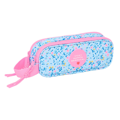 Product Διπλή Κασετίνα Vicky Mart?n Berrocal Para?so Ροζ Ανοιχτό Μπλε 21 x 8 x 6 cm base image