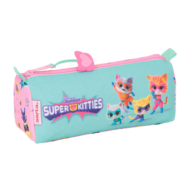 Product Κασετίνα SuperKitties Ροζ Τυρκουάζ 21 x 8 x 7 cm base image