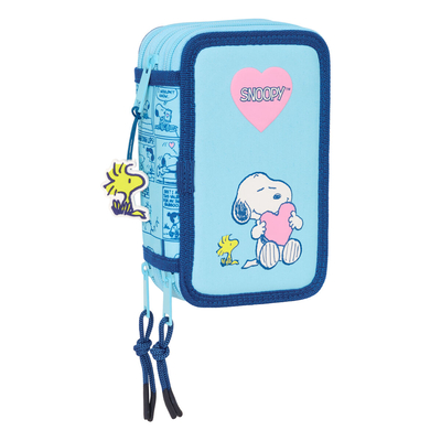 Product Κασετίνα με Aξεσουάρ Snoopy Love Μπλε 12,5 x 19,5 x 5,5 cm 37 Τεμάχια base image
